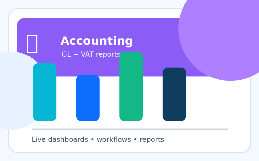 Finance and accounting ERP software